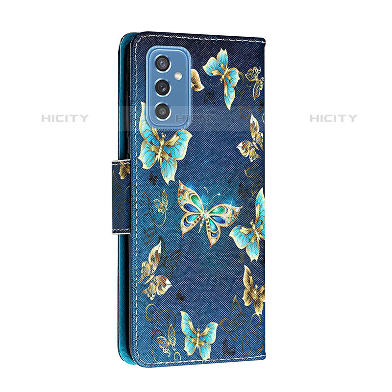 Custodia Portafoglio In Pelle Fantasia Modello Cover con Supporto H01X per Samsung Galaxy M52 5G