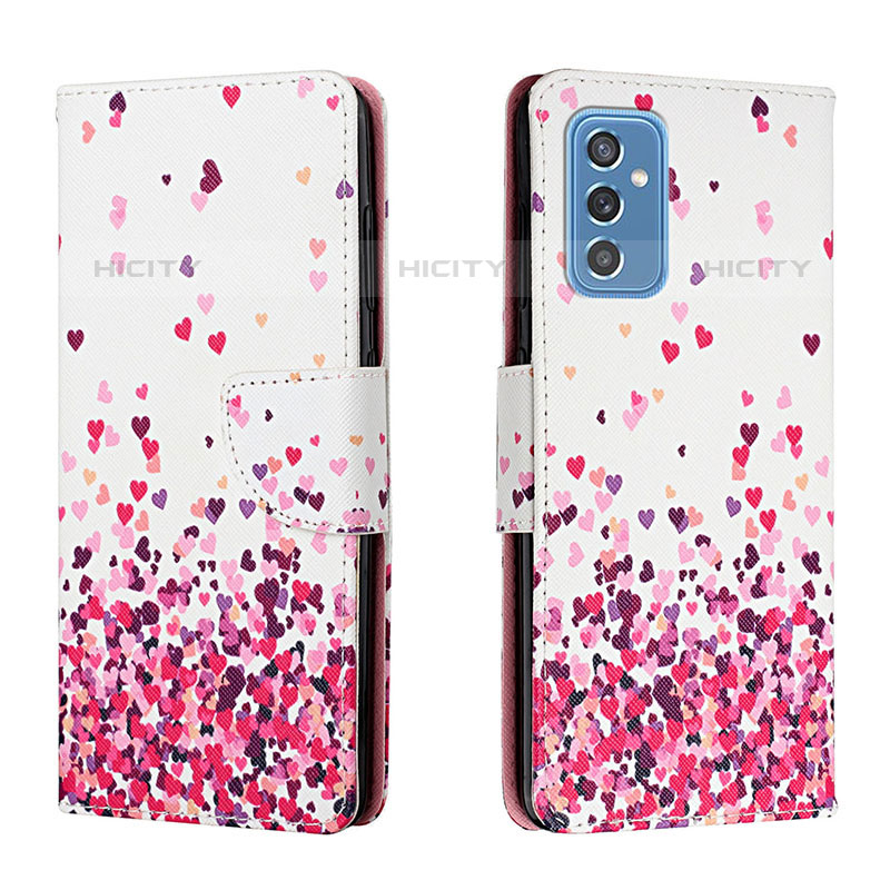 Custodia Portafoglio In Pelle Fantasia Modello Cover con Supporto H01X per Samsung Galaxy M52 5G