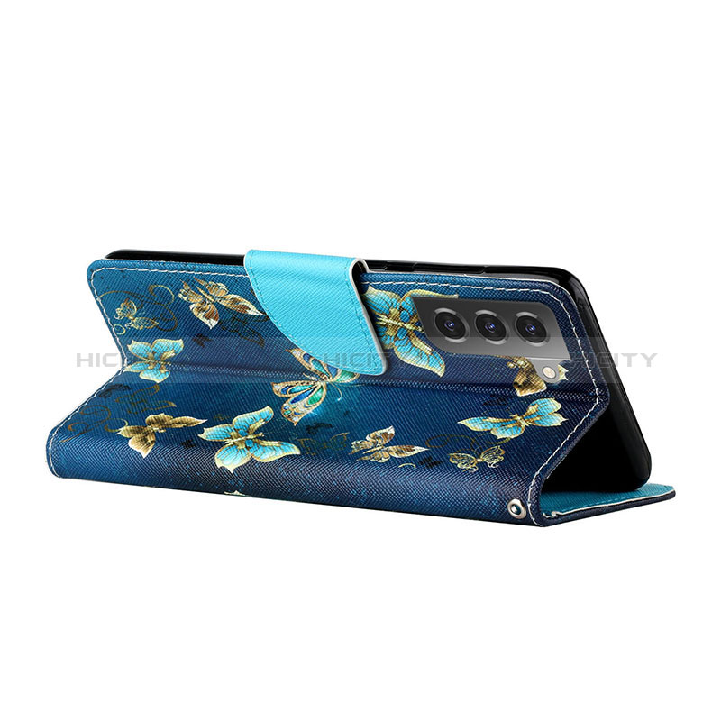 Custodia Portafoglio In Pelle Fantasia Modello Cover con Supporto H01X per Samsung Galaxy S22 5G