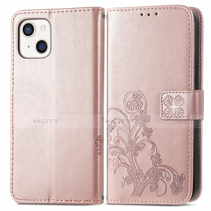 Custodia Portafoglio In Pelle Fantasia Modello Cover con Supporto H03 per Apple iPhone 14