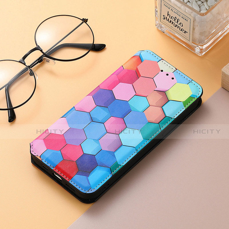 Custodia Portafoglio In Pelle Fantasia Modello Cover con Supporto H10 per Apple iPhone 13