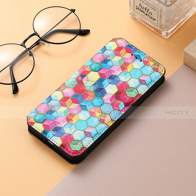 Custodia Portafoglio In Pelle Fantasia Modello Cover con Supporto H10 per Apple iPhone 13 Mini