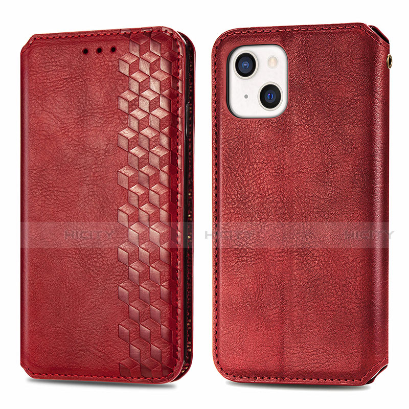 Custodia Portafoglio In Pelle Fantasia Modello Cover con Supporto H15 per Apple iPhone 13 Mini