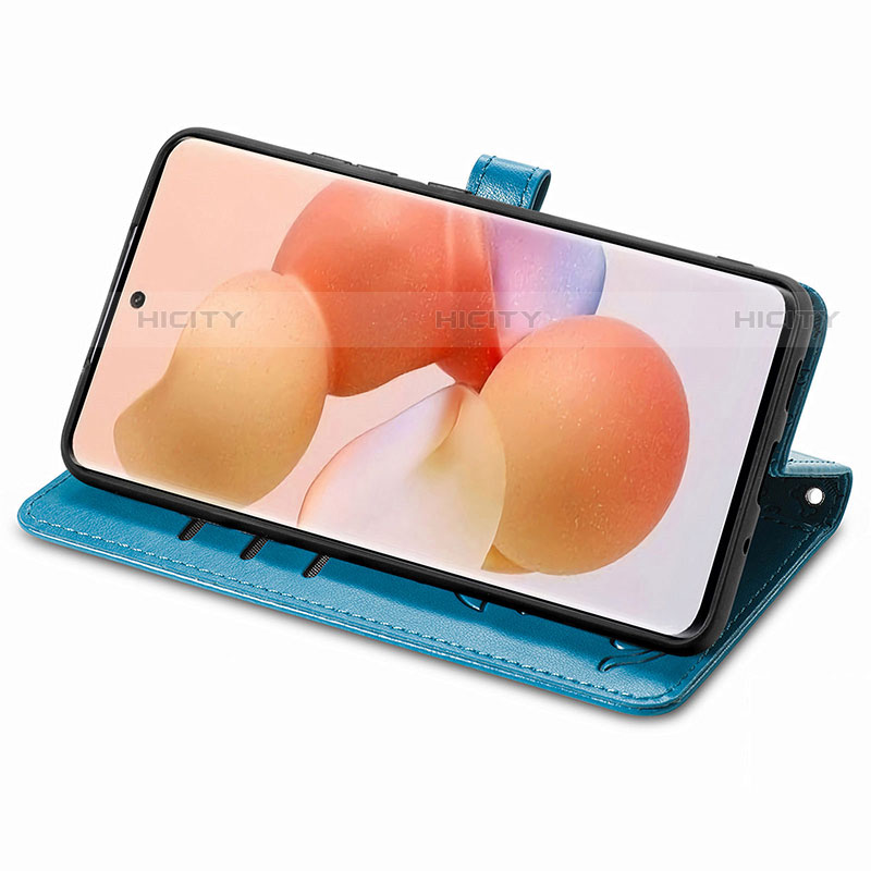 Custodia Portafoglio In Pelle Fantasia Modello Cover con Supporto L01 per Xiaomi Mi 12S 5G