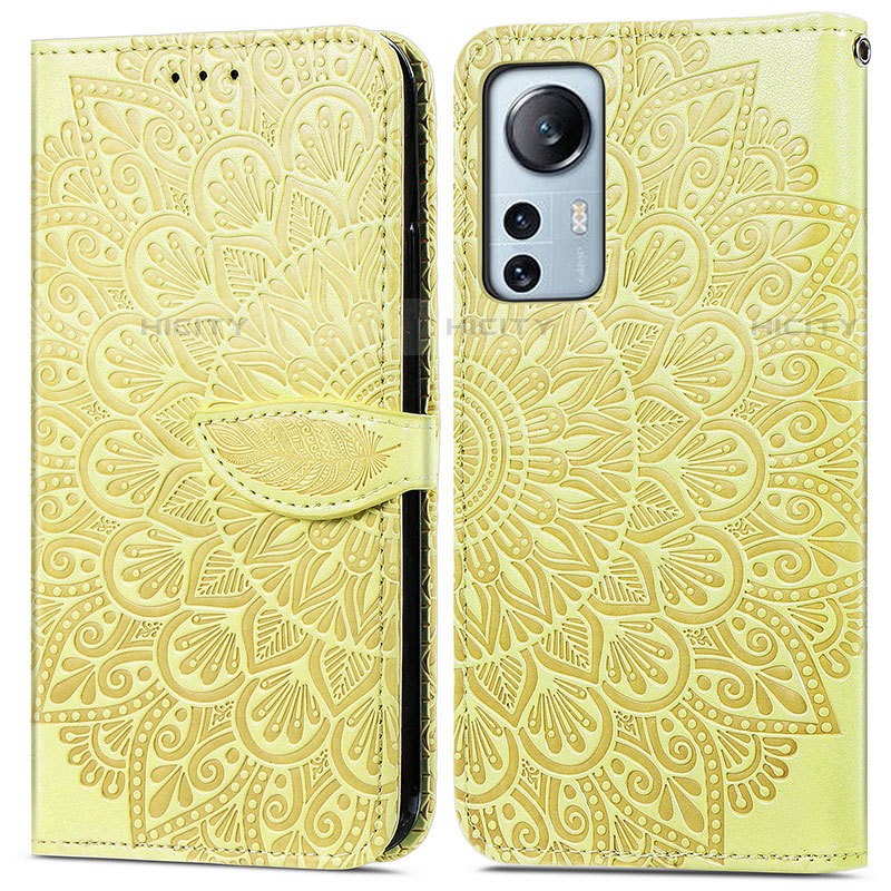 Custodia Portafoglio In Pelle Fantasia Modello Cover con Supporto L02 per Xiaomi Mi 12 Pro 5G