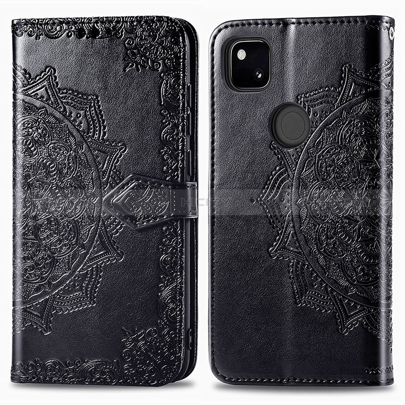 Custodia Portafoglio In Pelle Fantasia Modello Cover con Supporto per Google Pixel 4a