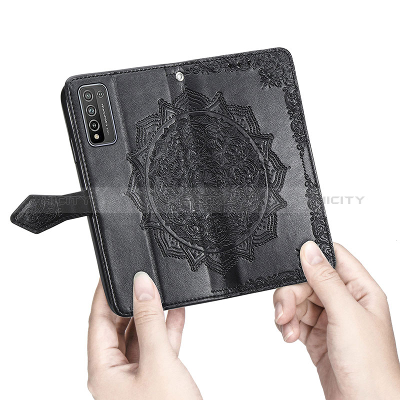 Custodia Portafoglio In Pelle Fantasia Modello Cover con Supporto per Huawei Honor 10X Lite