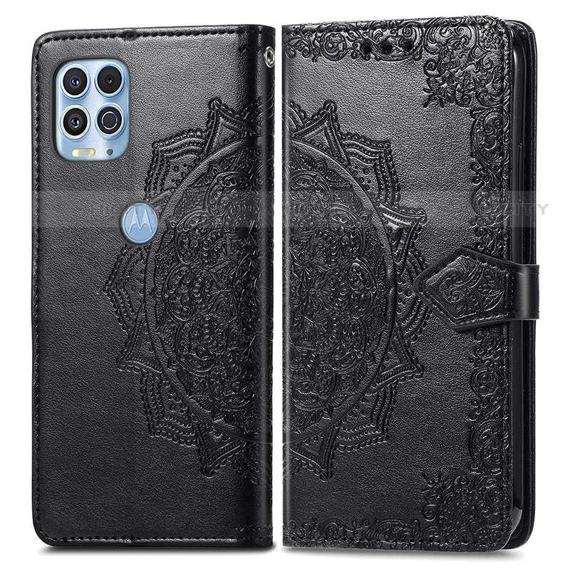 Custodia Portafoglio In Pelle Fantasia Modello Cover con Supporto per Motorola Moto Edge S 5G