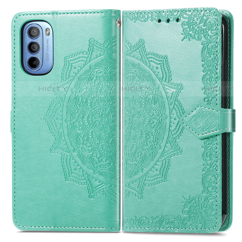 Custodia Portafoglio In Pelle Fantasia Modello Cover con Supporto per Motorola Moto G41