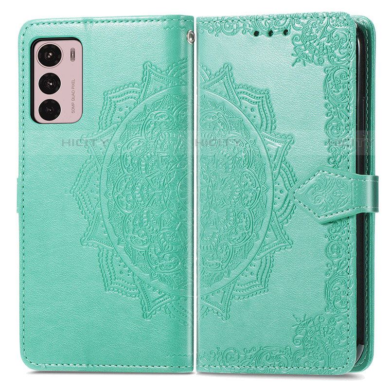 Custodia Portafoglio In Pelle Fantasia Modello Cover con Supporto per Motorola Moto G42