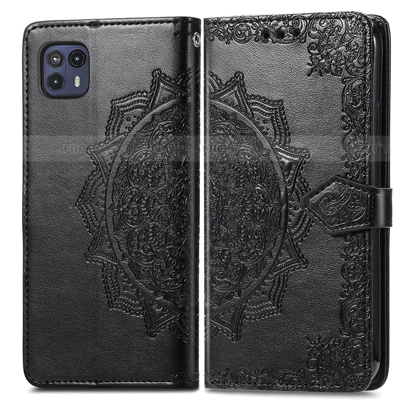 Custodia Portafoglio In Pelle Fantasia Modello Cover con Supporto per Motorola Moto G50 5G