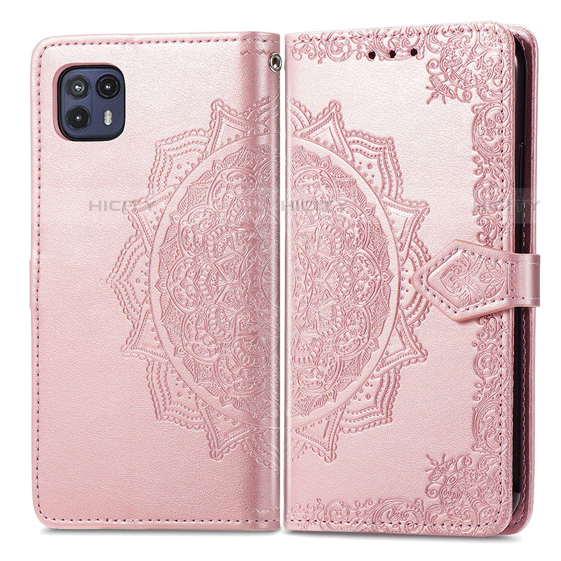 Custodia Portafoglio In Pelle Fantasia Modello Cover con Supporto per Motorola Moto G50 5G