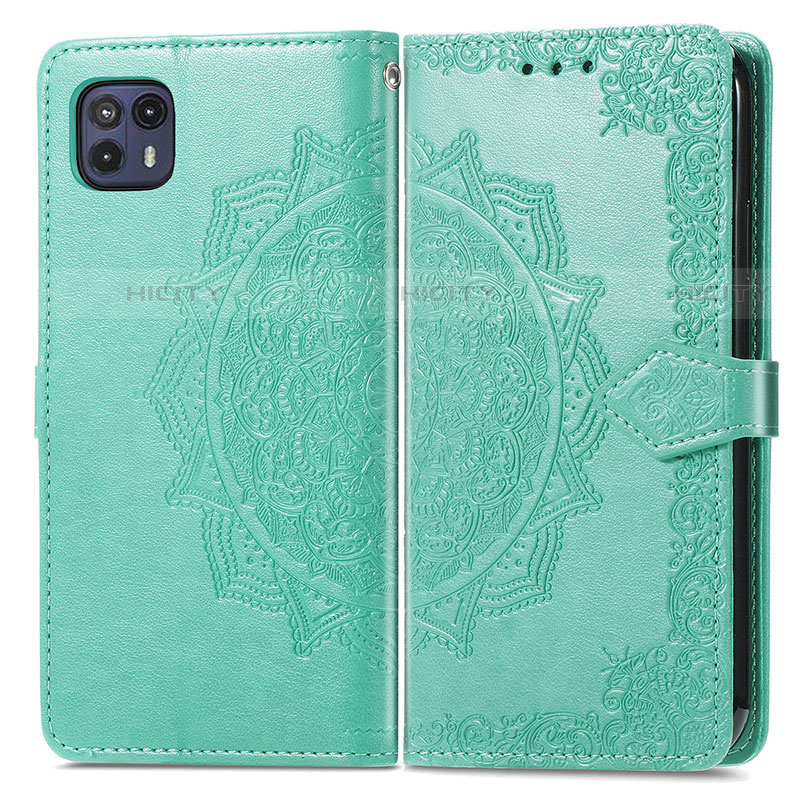 Custodia Portafoglio In Pelle Fantasia Modello Cover con Supporto per Motorola Moto G50 5G