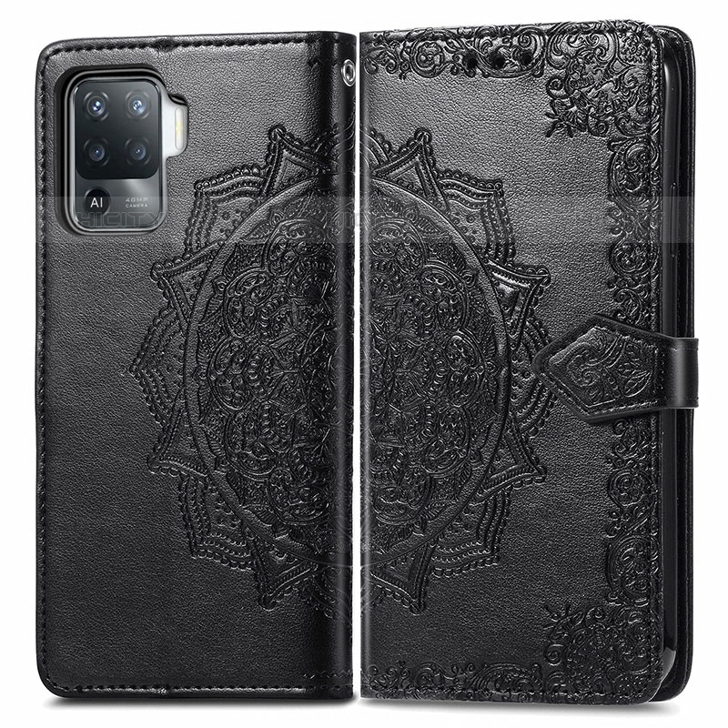 Custodia Portafoglio In Pelle Fantasia Modello Cover con Supporto per Oppo A94 4G