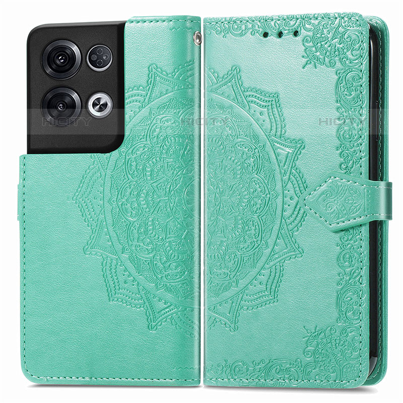 Custodia Portafoglio In Pelle Fantasia Modello Cover con Supporto per Oppo Reno8 Pro 5G