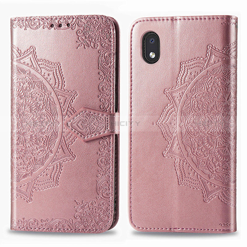 Custodia Portafoglio In Pelle Fantasia Modello Cover con Supporto per Samsung Galaxy A01 Core