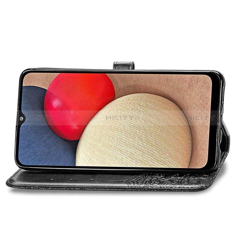 Custodia Portafoglio In Pelle Fantasia Modello Cover con Supporto per Samsung Galaxy A02s
