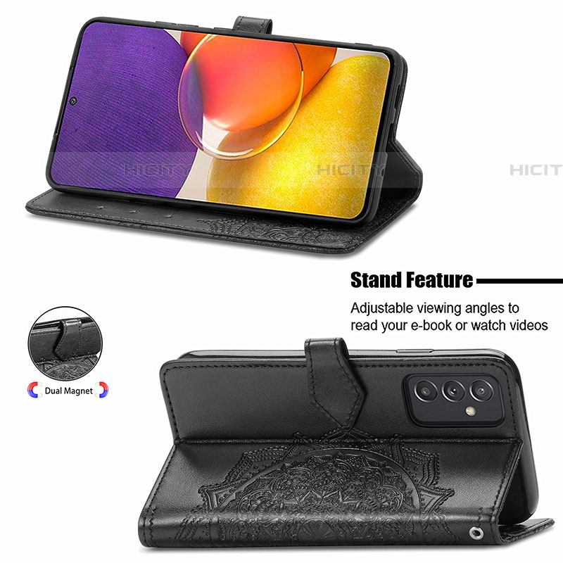Custodia Portafoglio In Pelle Fantasia Modello Cover con Supporto per Samsung Galaxy A05s