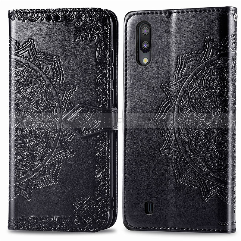 Custodia Portafoglio In Pelle Fantasia Modello Cover con Supporto per Samsung Galaxy M10