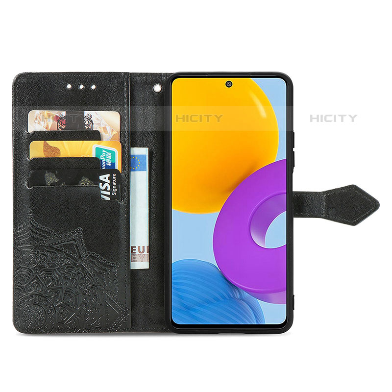 Custodia Portafoglio In Pelle Fantasia Modello Cover con Supporto per Samsung Galaxy M52 5G