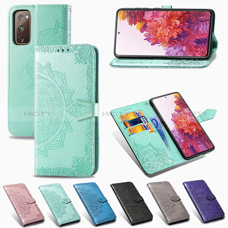 Custodia Portafoglio In Pelle Fantasia Modello Cover con Supporto per Samsung Galaxy S20 FE (2022) 5G