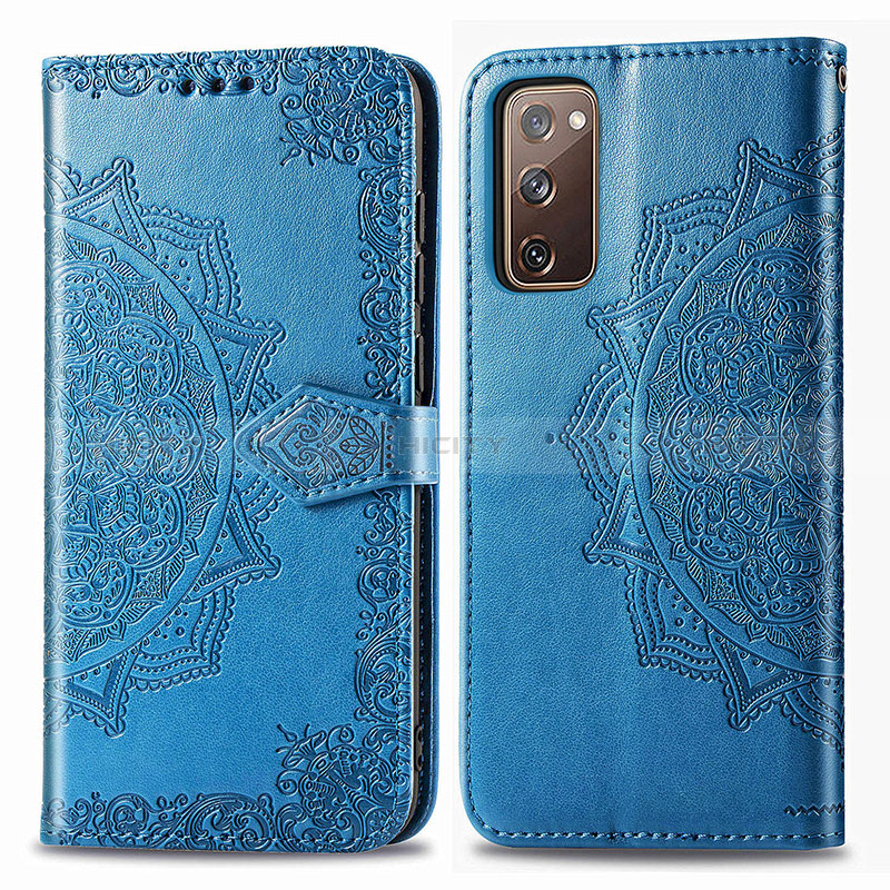 Custodia Portafoglio In Pelle Fantasia Modello Cover con Supporto per Samsung Galaxy S20 FE 5G