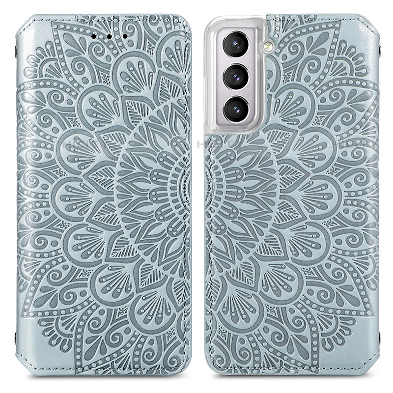 Custodia Portafoglio In Pelle Fantasia Modello Cover con Supporto per Samsung Galaxy S21 Plus 5G