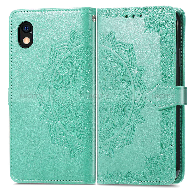 Custodia Portafoglio In Pelle Fantasia Modello Cover con Supporto per Sony Xperia Ace III