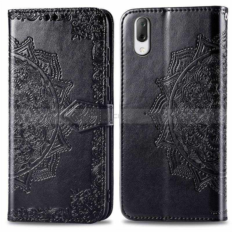 Custodia Portafoglio In Pelle Fantasia Modello Cover con Supporto per Sony Xperia L3