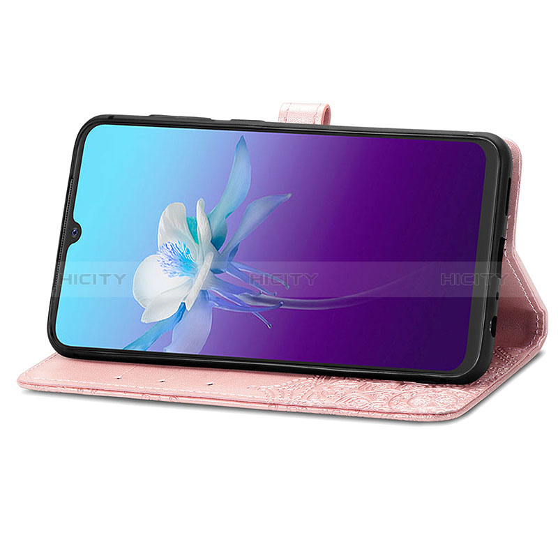 Custodia Portafoglio In Pelle Fantasia Modello Cover con Supporto per Vivo V20