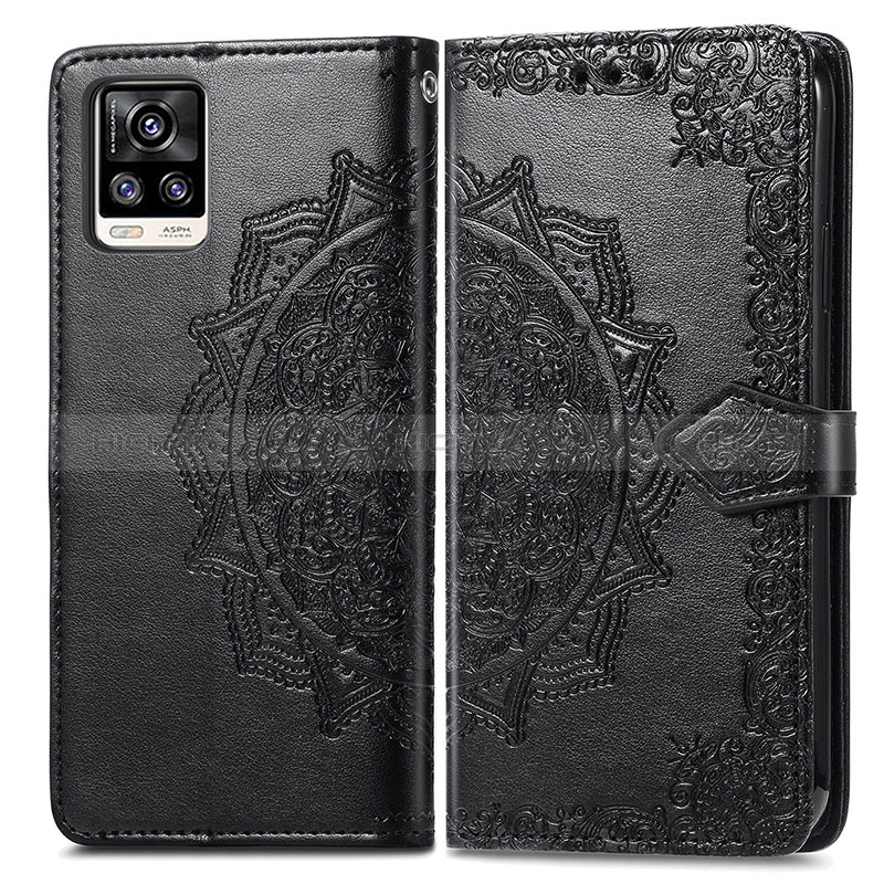 Custodia Portafoglio In Pelle Fantasia Modello Cover con Supporto per Vivo V20