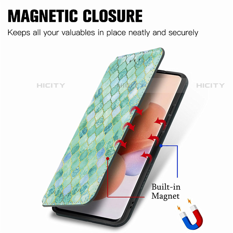 Custodia Portafoglio In Pelle Fantasia Modello Cover con Supporto per Xiaomi Mi 12 Lite 5G