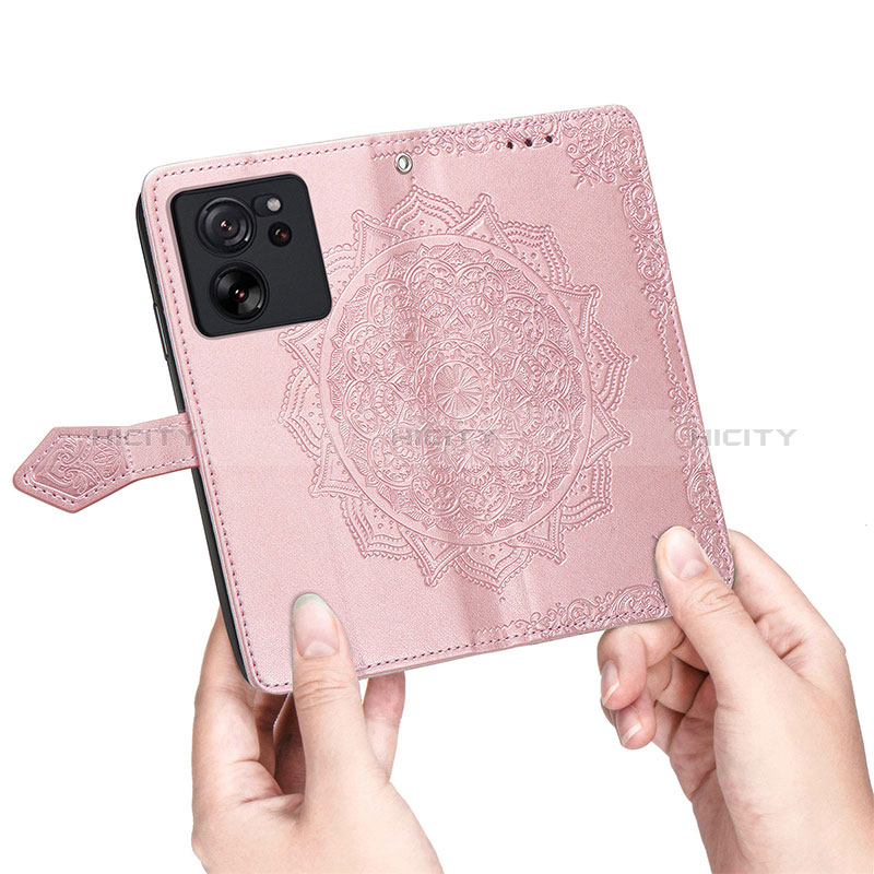 Custodia Portafoglio In Pelle Fantasia Modello Cover con Supporto per Xiaomi Mi 13T 5G