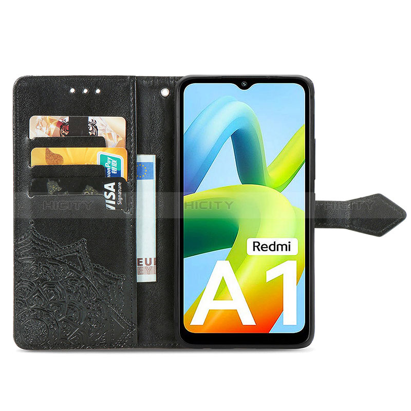 Custodia Portafoglio In Pelle Fantasia Modello Cover con Supporto per Xiaomi Redmi A2