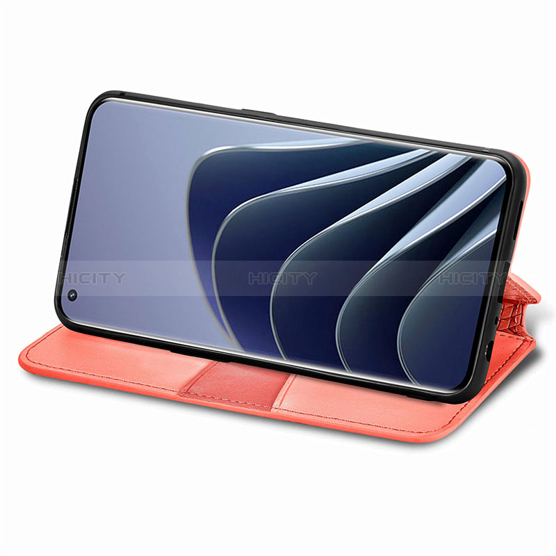 Custodia Portafoglio In Pelle Fantasia Modello Cover con Supporto S01D per OnePlus 10 Pro 5G