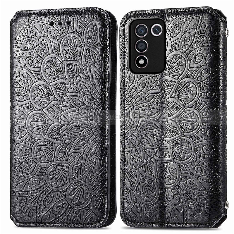 Custodia Portafoglio In Pelle Fantasia Modello Cover con Supporto S01D per Oppo K9S 5G