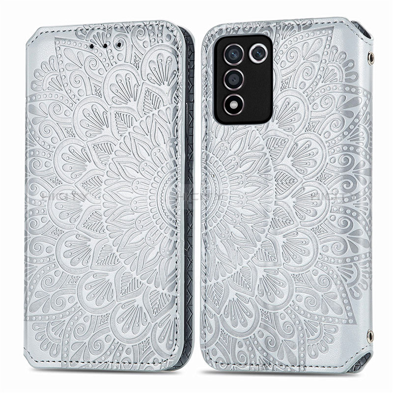 Custodia Portafoglio In Pelle Fantasia Modello Cover con Supporto S01D per Oppo K9S 5G