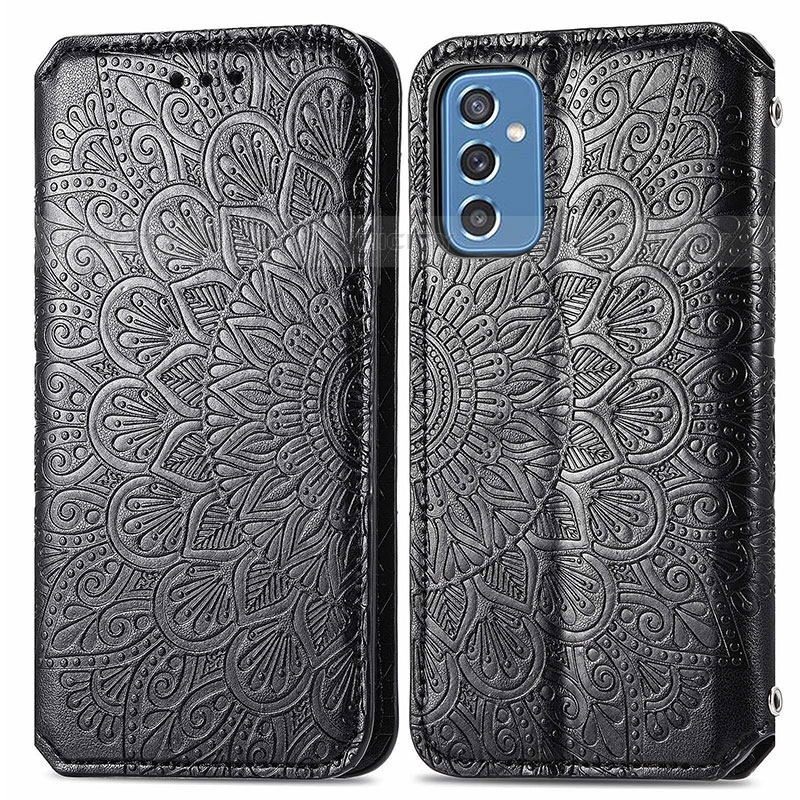 Custodia Portafoglio In Pelle Fantasia Modello Cover con Supporto S01D per Samsung Galaxy M52 5G