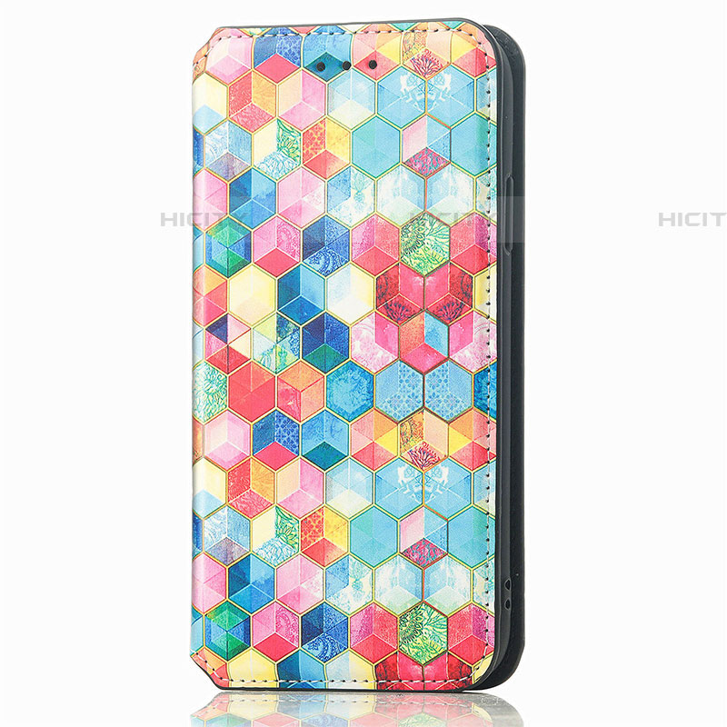 Custodia Portafoglio In Pelle Fantasia Modello Cover con Supporto S02D per Samsung Galaxy M13 4G