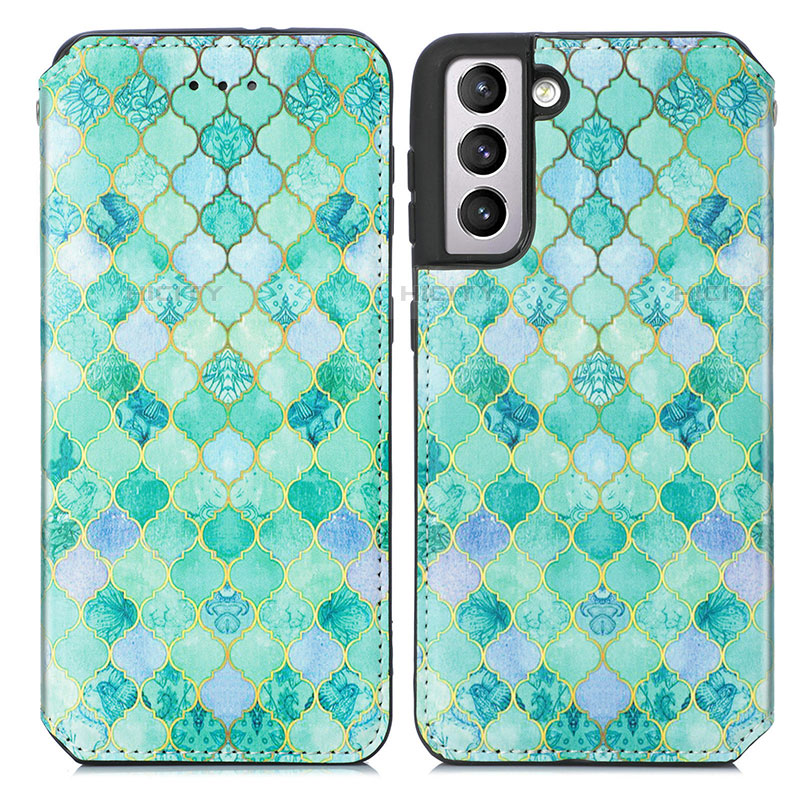 Custodia Portafoglio In Pelle Fantasia Modello Cover con Supporto S02D per Samsung Galaxy S23 Plus 5G