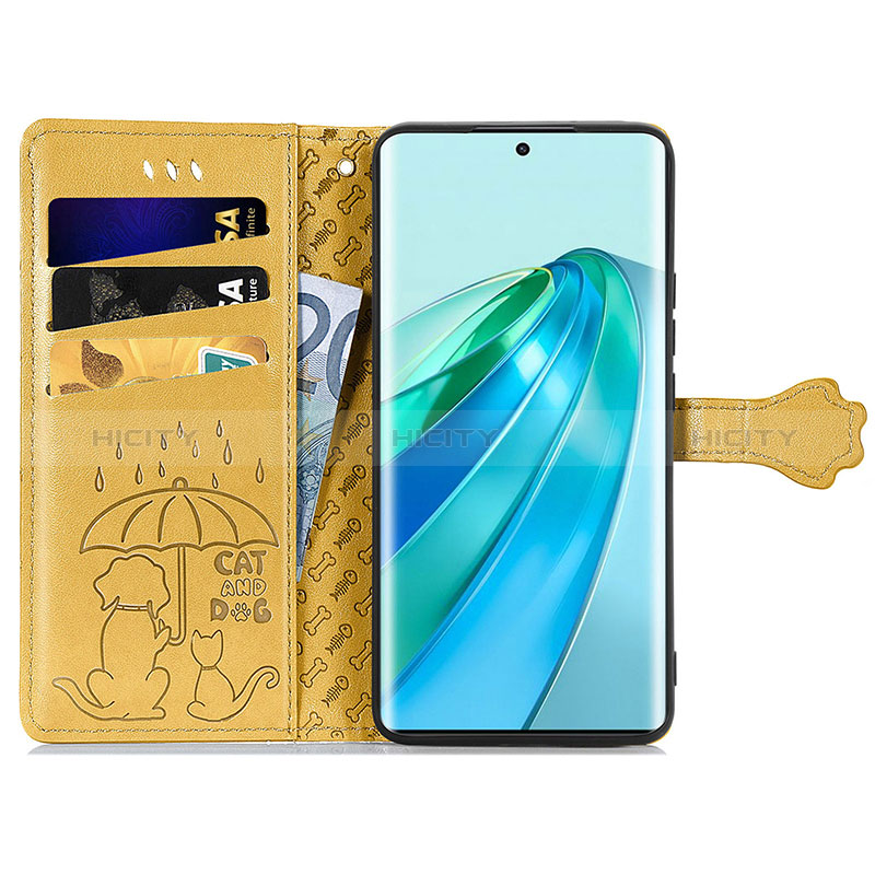 Custodia Portafoglio In Pelle Fantasia Modello Cover con Supporto S03D per Huawei Honor Magic5 Lite 5G
