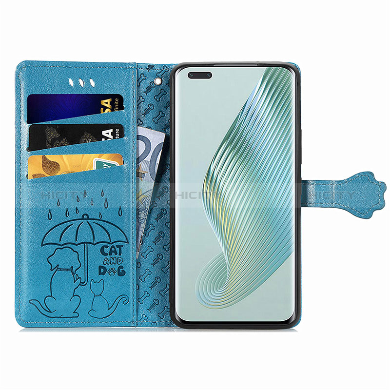 Custodia Portafoglio In Pelle Fantasia Modello Cover con Supporto S03D per Huawei Honor Magic5 Pro 5G
