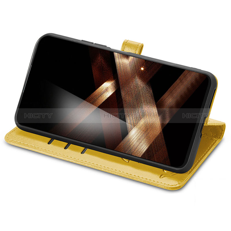 Custodia Portafoglio In Pelle Fantasia Modello Cover con Supporto S03D per Huawei Honor X6a