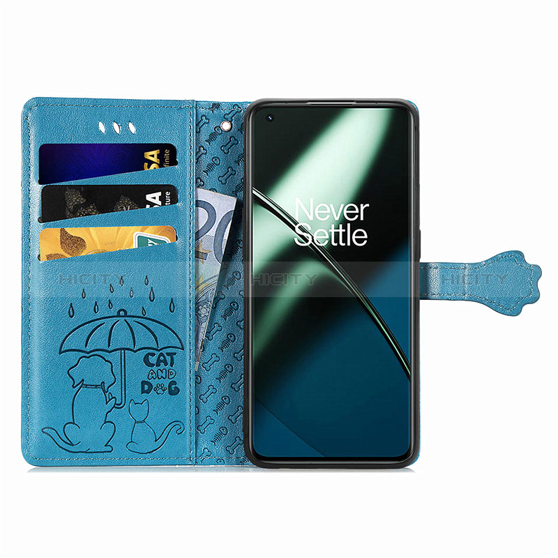 Custodia Portafoglio In Pelle Fantasia Modello Cover con Supporto S03D per OnePlus 11 5G