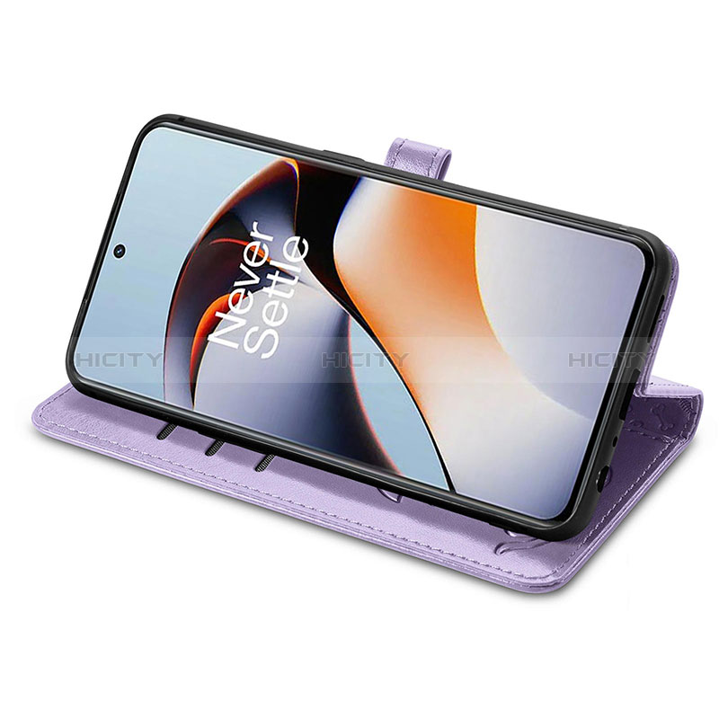 Custodia Portafoglio In Pelle Fantasia Modello Cover con Supporto S03D per OnePlus Ace 2 5G