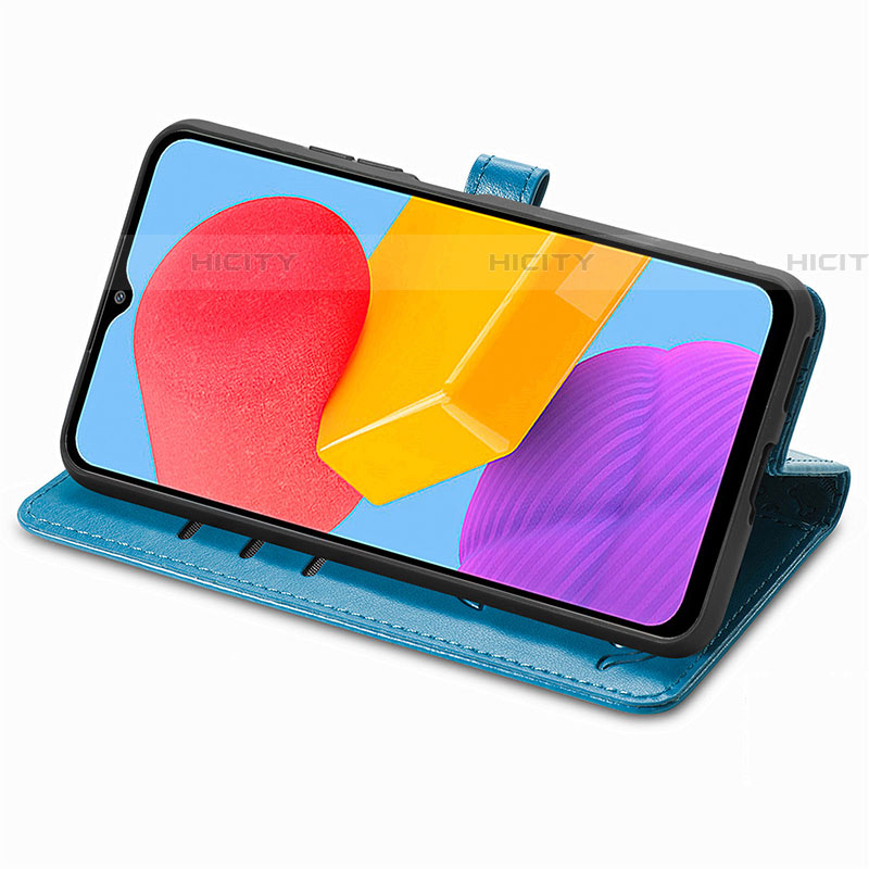 Custodia Portafoglio In Pelle Fantasia Modello Cover con Supporto S03D per Samsung Galaxy M13 4G