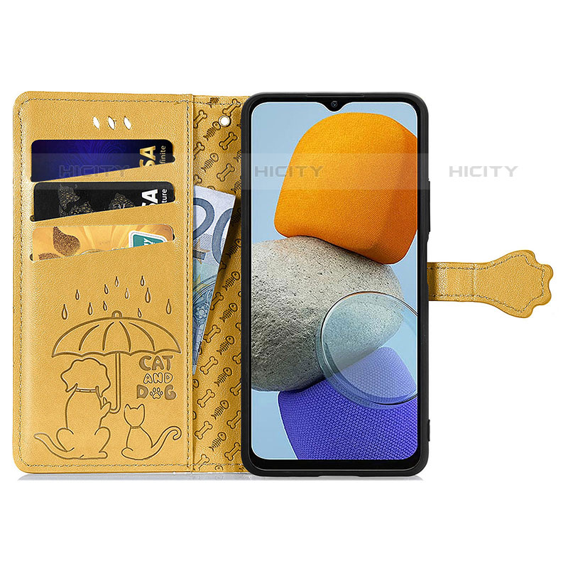 Custodia Portafoglio In Pelle Fantasia Modello Cover con Supporto S03D per Samsung Galaxy M23 5G
