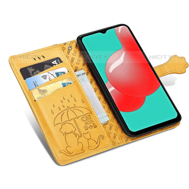 Custodia Portafoglio In Pelle Fantasia Modello Cover con Supporto S03D per Samsung Galaxy M32 5G