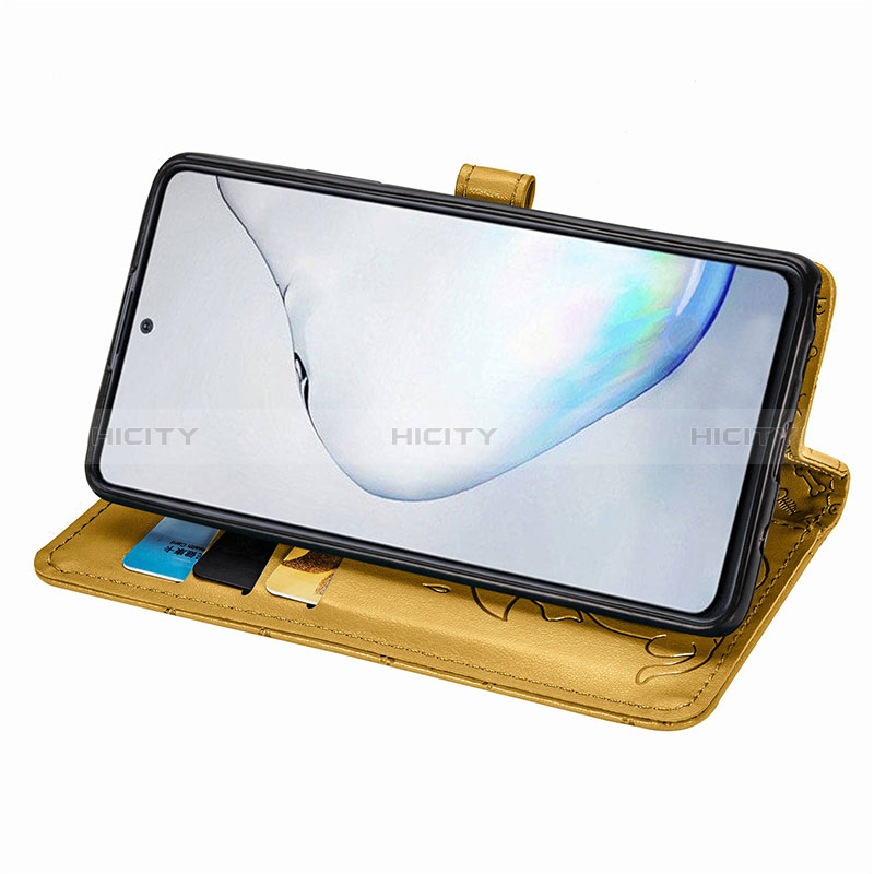 Custodia Portafoglio In Pelle Fantasia Modello Cover con Supporto S03D per Samsung Galaxy Note 10 Lite