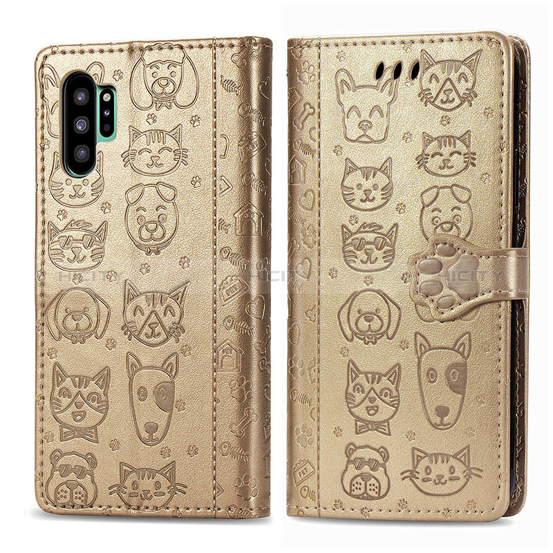 Custodia Portafoglio In Pelle Fantasia Modello Cover con Supporto S03D per Samsung Galaxy Note 10 Plus 5G